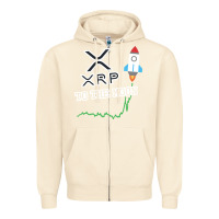 Sandshell xrp to the moon Zipper Hoodie - artisFamous