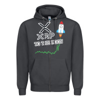 Smoke xrp to the moon Zipper Hoodie - artisFamous