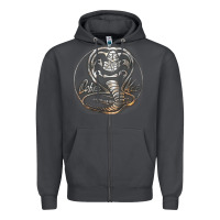 Smoke cobra k.a.i rusted steel snake lo go graphic t shirt Zipper Hoodie - artisFamous