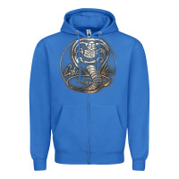 True Royal cobra k.a.i rusted steel snake lo go graphic t shirt Zipper Hoodie - artisFamous