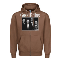 Chestnut goodfellas retro Zipper Hoodie - artisFamous