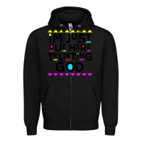 Black i'm just out here trusting god Zipper Hoodie - artisFamous