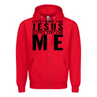 Red christian faith in christ Zipper Hoodie - artisFamous