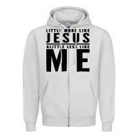 Dove Grey christian faith in christ Zipper Hoodie - artisFamous