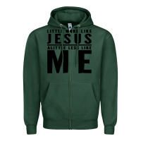 Sports Green christian faith in christ Zipper Hoodie - artisFamous