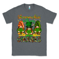 Charcoal Heather Shamrockin' with my gnomies St. Patricks day Classic Tee - HowdyJamesFarm