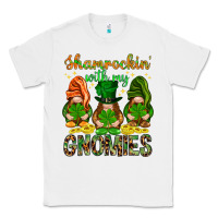 White Shamrockin' with my gnomies St. Patricks day Classic Tee - HowdyJamesFarm