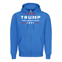 True Royal donald trump 2024 take america Zipper Hoodie - artisFamous