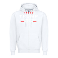 White donald trump 2024 take america Zipper Hoodie - artisFamous