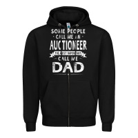Black auctioneer dad father's day gifts father daddy men t shirt Zipper Hoodie - artisFamous