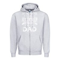 Heather Grey auctioneer dad father's day gifts father daddy men t shirt Zipper Hoodie - artisFamous