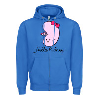 True Royal hello kidney Zipper Hoodie - artisFamous