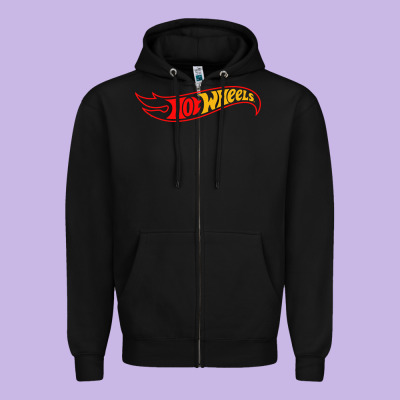 Hot Car Zipper Hoodie Designed By Artisfamous