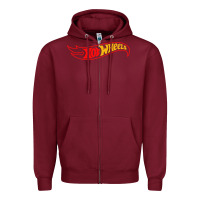 Burgundy hot car Zipper Hoodie - artisFamous