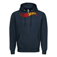 Navy hot car Zipper Hoodie - artisFamous