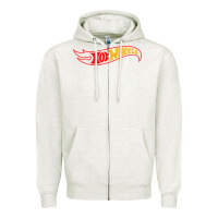 Oatmeal Heather hot car Zipper Hoodie - artisFamous