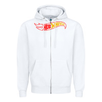 White hot car Zipper Hoodie - artisFamous