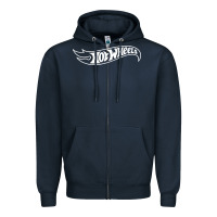 Navy hot car Zipper Hoodie - artisFamous