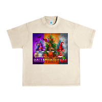 Sandshell happy hallothanksmas Urban Heavy Tee - FaDigitalArtStudio