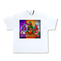 White happy hallothanksmas Urban Heavy Tee - FaDigitalArtStudio