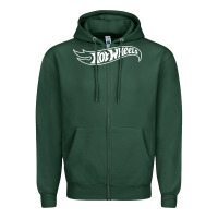 Sports Green hot car Zipper Hoodie - artisFamous