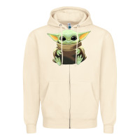 Sandshell baby yoda Zipper Hoodie - artisFamous