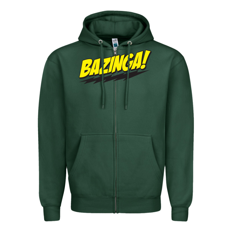 Bazinga! Zipper Hoodie by artisFamous | Teevron