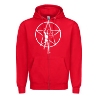 Red Rush Explosion Zipper Hoodie - artisFamous