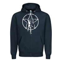 Navy Rush Explosion Zipper Hoodie - artisFamous