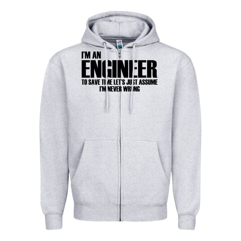 I'm An Engineering Zipper Hoodie by artisFamous | Teevron