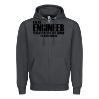 Smoke i'm an engineering Zipper Hoodie - artisFamous