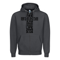 Smoke John 3:16 Bible Verse Cool Christian Church Shirts Christianity Zipper Hoodie - artisFamous