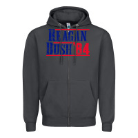 Smoke reagan bush '84 Zipper Hoodie - artisFamous