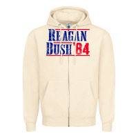Sandshell reagan bush '84 Zipper Hoodie - artisFamous