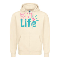 Sandshell best life Zipper Hoodie - artisFamous