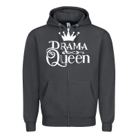 Smoke drama queen Zipper Hoodie - artisFamous