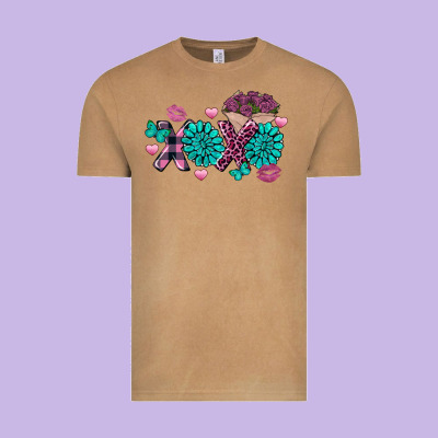 Xoxo Valentine's Day Turquoise Gem Vintage Tee Designed By Fadigitalartstudio