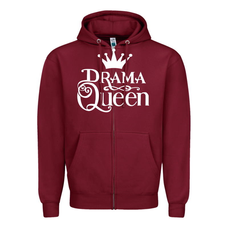 Drama Queen Zipper Hoodie by artisFamous | Teevron