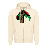 Sandshell black power african license Zipper Hoodie - artisFamous