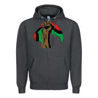 Smoke black power african license Zipper Hoodie - artisFamous