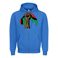True Royal black power african license Zipper Hoodie - artisFamous