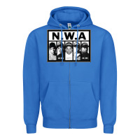 True Royal N.W.A Californian hip hop group N.W.A Zipper Hoodie - artisFamous