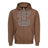 Chestnut JImmy Eat World Zipper Hoodie - artisFamous