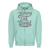 Seafoam JImmy Eat World Zipper Hoodie - artisFamous