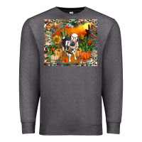 Charcoal Heather Fall baby cow Premium Sweatshirt - RanaPortraitStore