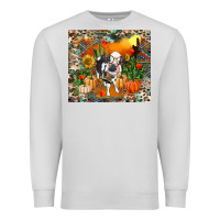 Dove Grey Fall baby cow Premium Sweatshirt - RanaPortraitStore