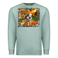Seafoam Fall baby cow Premium Sweatshirt - RanaPortraitStore