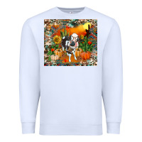 White Fall baby cow Premium Sweatshirt - RanaPortraitStore