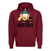 Burgundy beefcake Zipper Hoodie - artisFamous