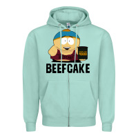 Seafoam beefcake Zipper Hoodie - artisFamous